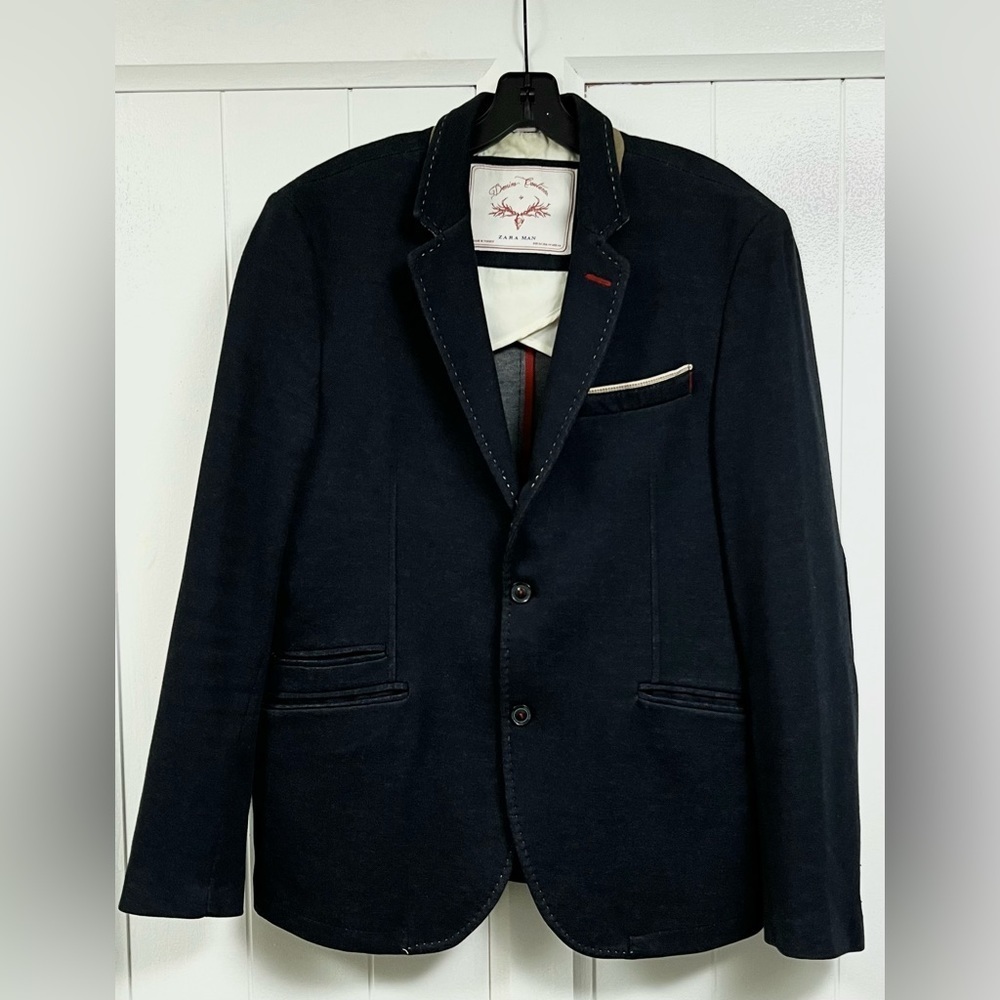 ZARA Cotton Blazer - Stretch